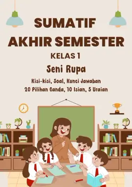 sumatif akhir semester 2 mapel seni rupa kelas 1 sd  #soalasaskelas1 #asesmensumatif #asesmensumatifakhirsemester #soalsumatif #soalsaskelas1sd #soalsumatifkelas1sd #soalsumatifkelas1 #sumatifakhirsemestergenap #senirupa #soalasesmensenirupa #asesmensenirupakelas1 #senirupakelas1 #senikelas1sd 