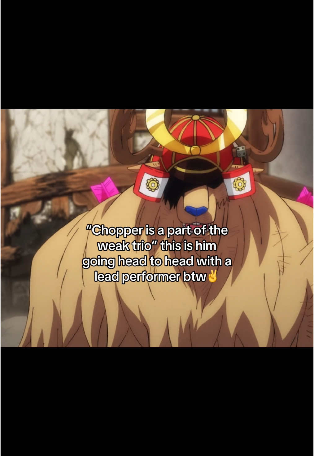 His potential is crazyyy he might become the strongest straw hat😭✌️#chopper #onepiece #tonytonychopper #strawhats #wano #animefyp #fyp watch some people actually take this seriously…