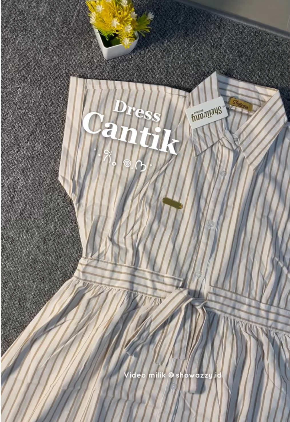 Midi Dress Sleeveless Wanita Gaun bahan katun lembut #dresscantikkekinian #gaundresswanita #mididressoutfit 