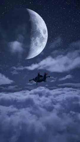 🌓 A night flight above the clouds, face to face with the Moon. One of those renders where mood > everything. I just wanted to create that quiet, surreal feeling of drifting through the sky while the Moon feels close enough to touch. Let yourself fly a bit too. #renderingjourney #ue5cinematic #flydream #unrealengine5 #surrealvisuals #cloudscape #digitalart #moonvibes #flyingman #moodyscene #dreamstate #howiseedat #vfxartist #3drender #trendingvisuals