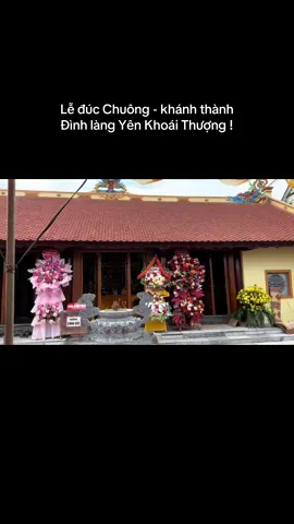 Đúc Chuông khánh thành đình làng Yên Khoái Thượng !