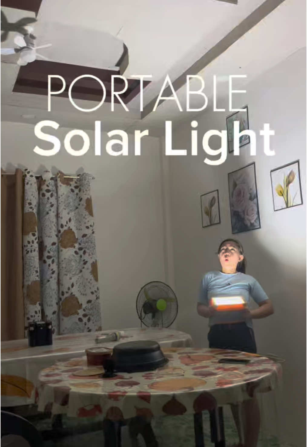 portable solar light na pwede ka magcharge ng phone? ayy saan ka pa! ito na yunnnn! at ang affordable pa😉 #solarlight #portablelight #rechargeablelight 