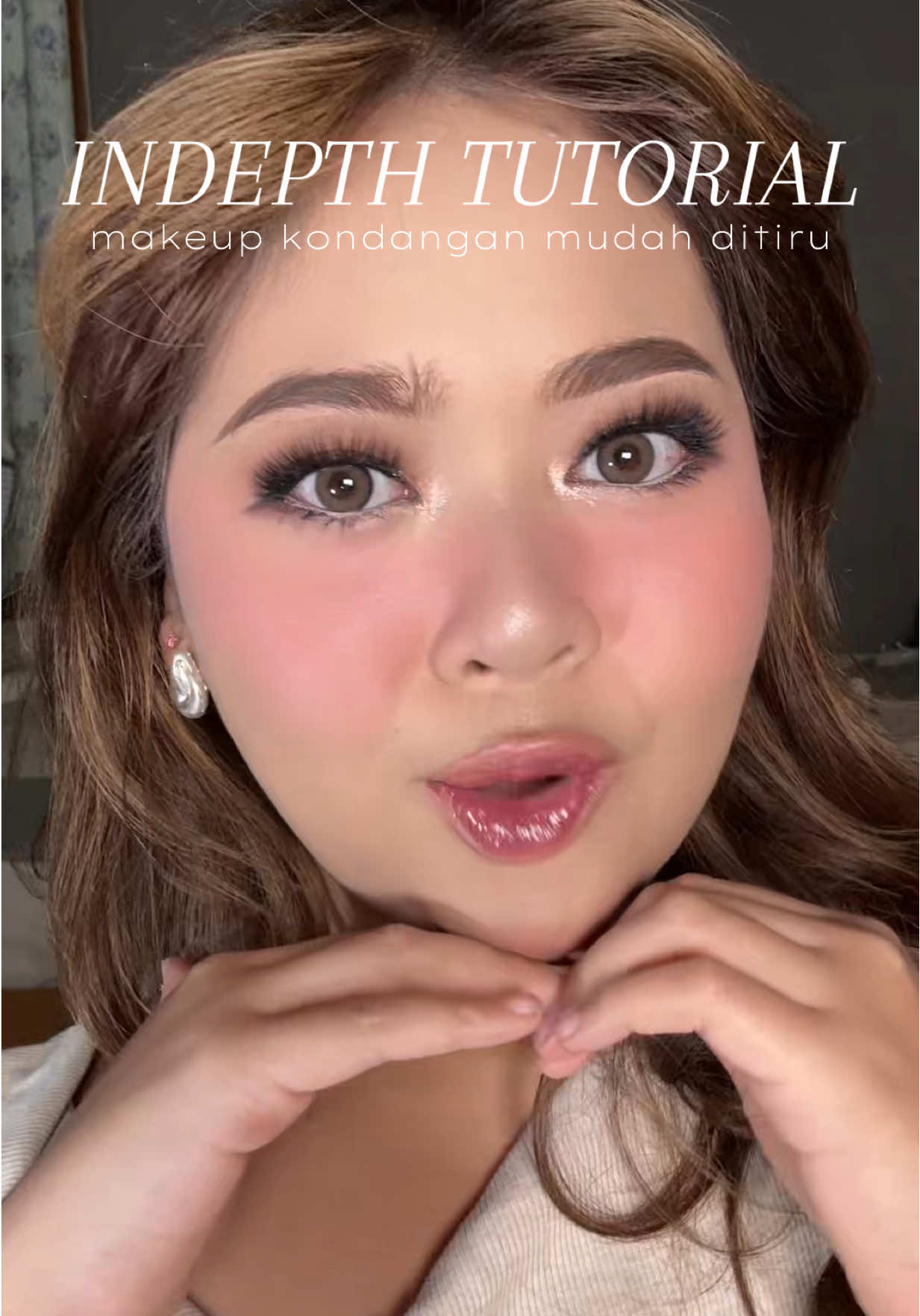 BANYAAK BGT YANG NANYAIN MAKEUP INI DARI KEMARIN! gak tau aja kalian makeup kondangan ini gampang & bisa ditiru di rumah😋✋🏻