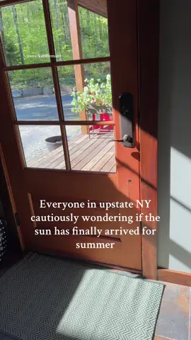 No one scare it away.  #sunshine #finallystoppedraining #sunsout #mdw #upstateny 