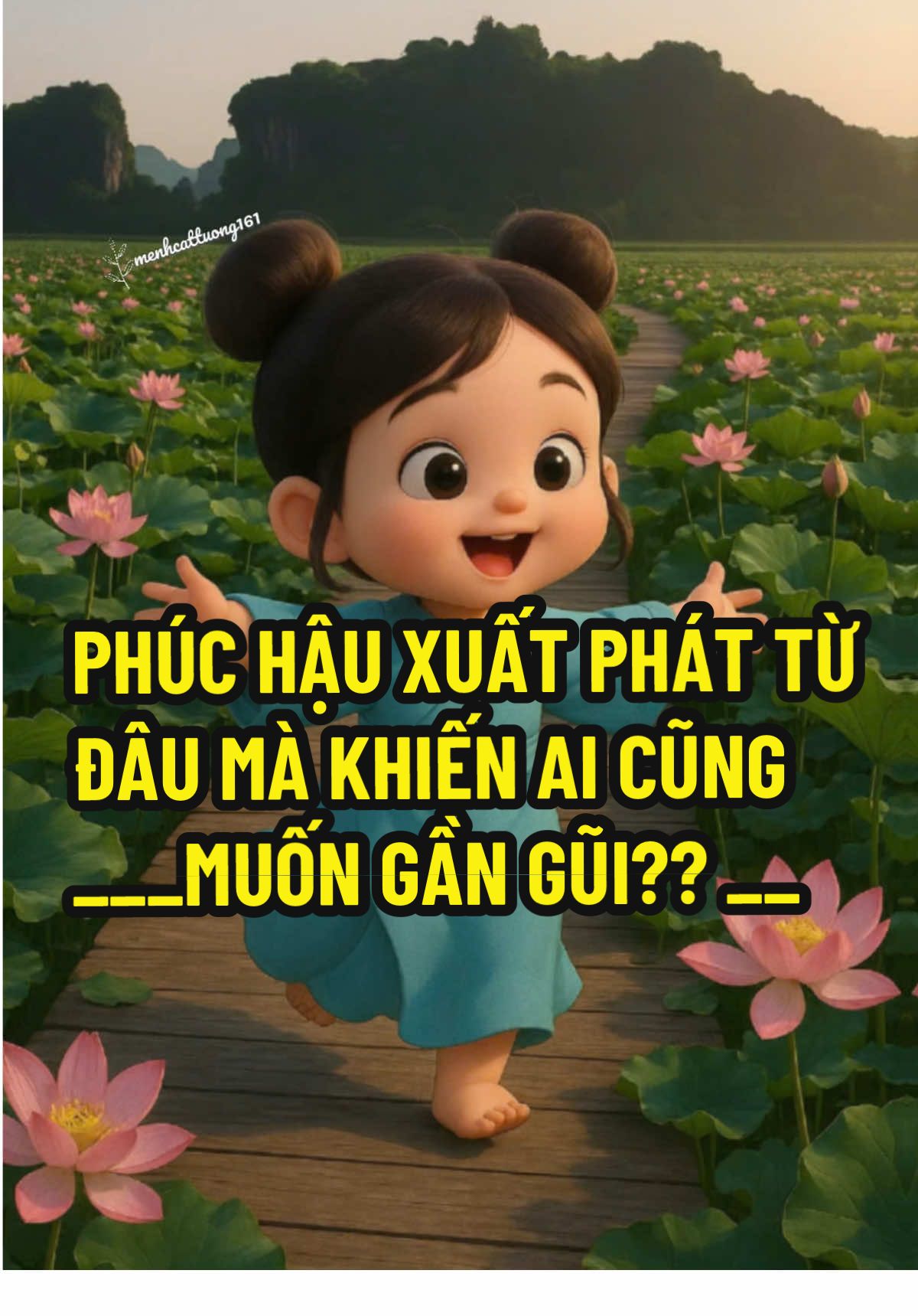 Phúc hậu không chỉ là gương mặt, mà là ánh sáng từ tâm hồn. Khi bạn chân thành và lương thiện, mọi người sẽ tự nhiên cảm thấy gần gũi và yêu mến.#menhcattuong161 #tuvi #phatphap #phongthuy #phuchau #luongthien #foryou #songtichcuc 