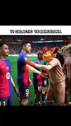 11 Galacticos vs Barcelona🔥🤣 #football #funny #fc25 #barcelona #gaming #fyp 