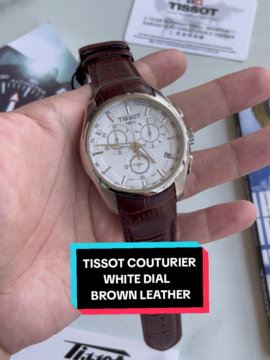 Tissot Couturier Chronograph Silver Dial Men’s Watch Brown Strap T035.617.16.031.00 😍😍😍 #shopee #lazada #carousell #tiktok #revealauthenticmy #malaysia #raya #ramadhan #original #fashion #kedah #johor #perlis #perak #negerisembilan #melaka #selangor #kualalumpur #melaka #kelantan #terengganu #pahang #sabah #sarawak #viralmalaysia #viral #likeforlike #likeforfollow #like4like #likeforfollow #viewforview #2025 #fyp #fyppppppppppppppppppppppp 