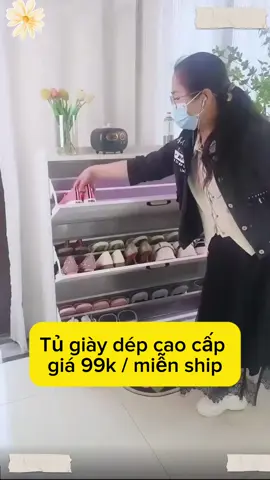 Tủ giày dép thông minh cao cấp tiện lợi chất lượng quá #xuhuong #xuhuongtiktok #dotienich #dogiadung 