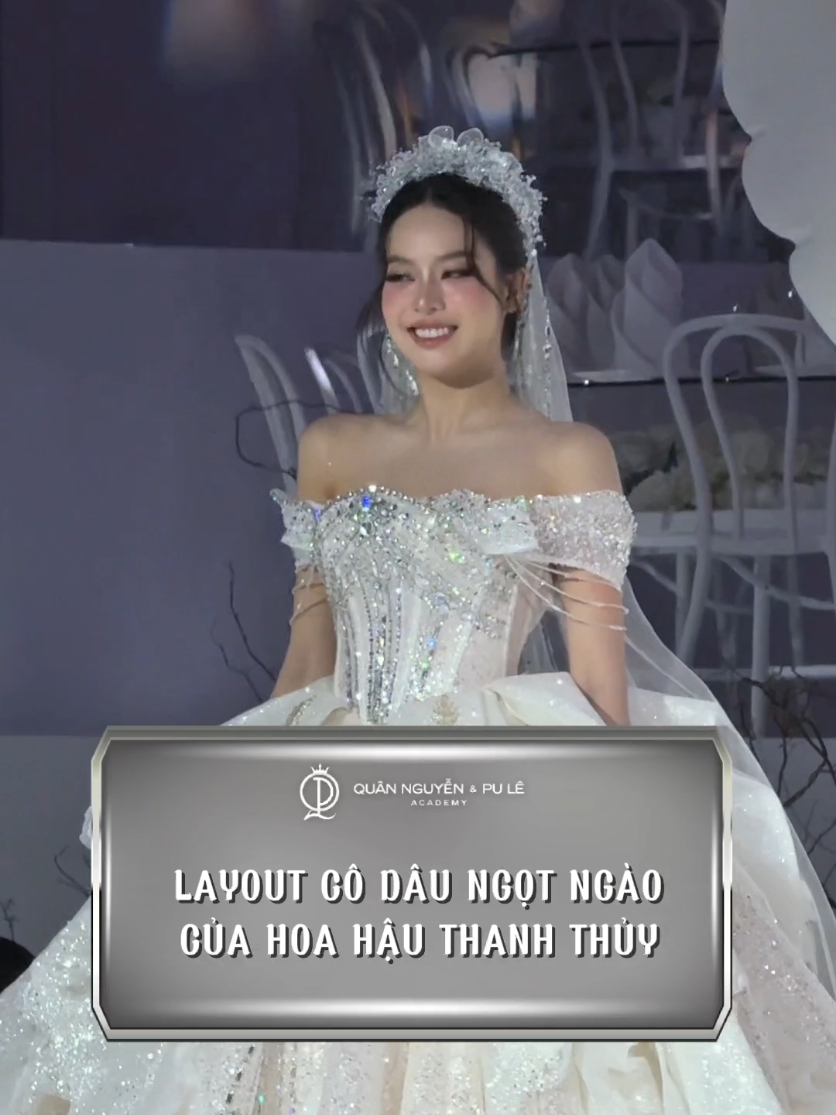 Cả nhà chấm layout cô dâu @_thanhthuy.hhvn_ mấy điểm?  #HVQNPL #QuanNguyenPuLe #hocvienQuanNguyenPuLe #makeup #hairstylist #makeupartist #VWF #Vietnamwweddingfest #VNWFxQuanNguyenPuLe