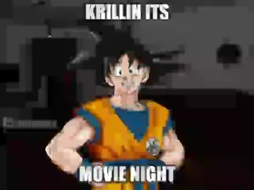 Goku's Favorite Movie #hoodwinked #movie #dragonball #dbz #krillin #goku #impressions #voice 