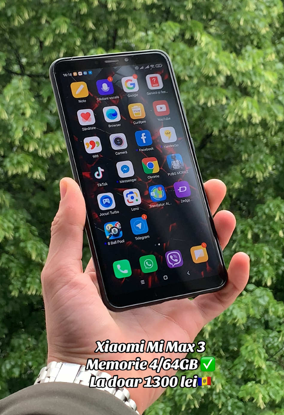 :Xiaomi MI Max 3 64 GB În stare bună!  1300 lei✅