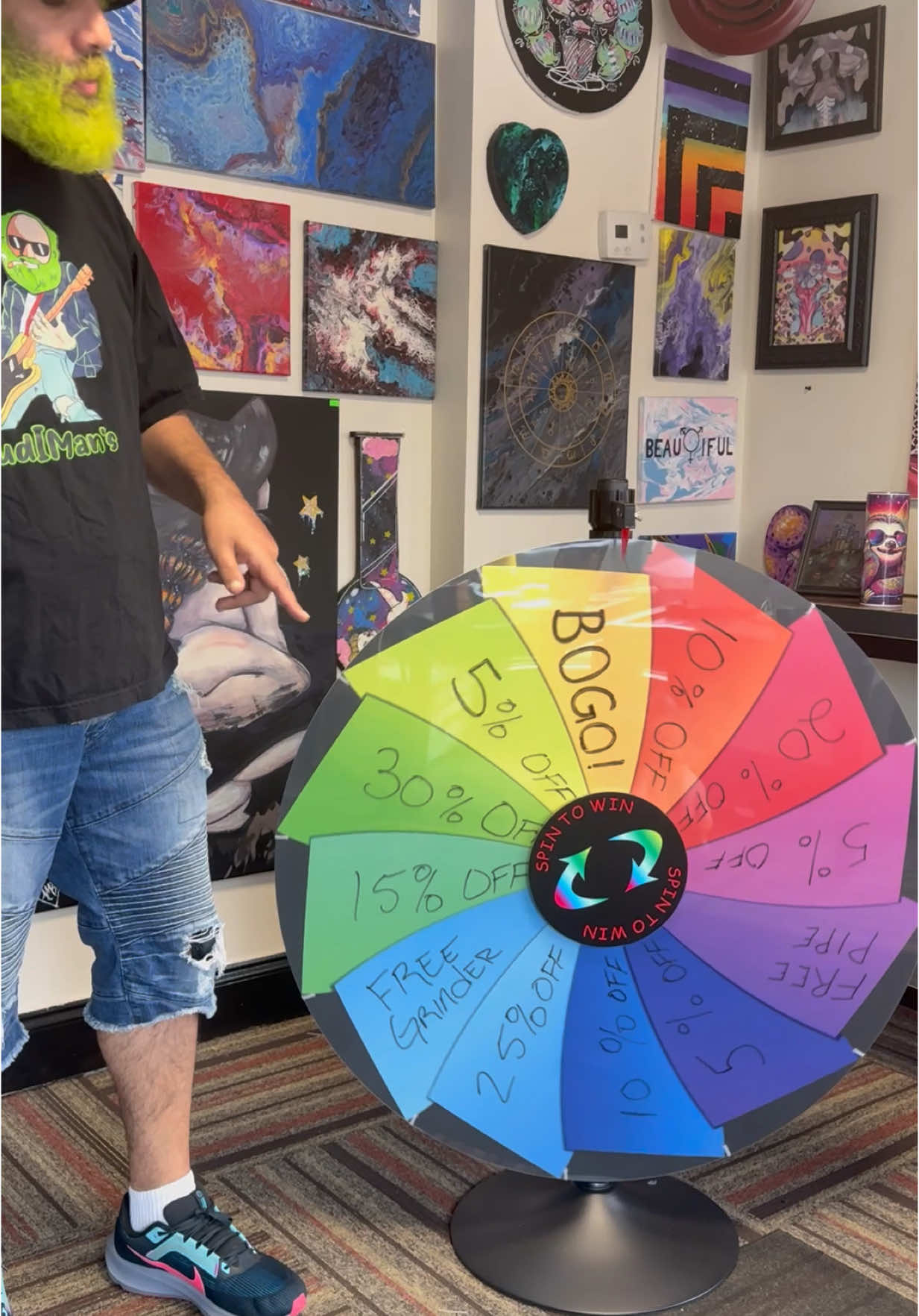 #fyp #budiman #greenbeard #mrbudiman #budimanloverscommunity #rockhillsc #prizewheel