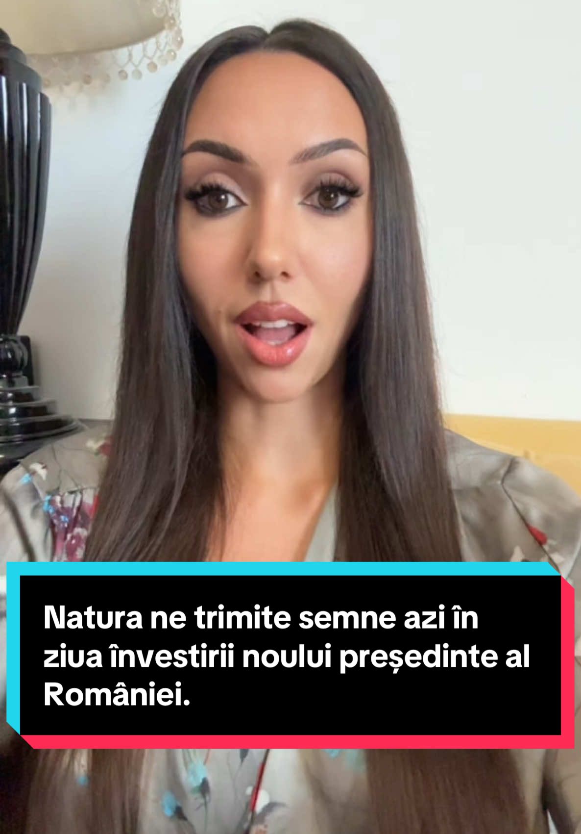 Natura ne trimite semne azi în ziua învestirii noului președinte al României.