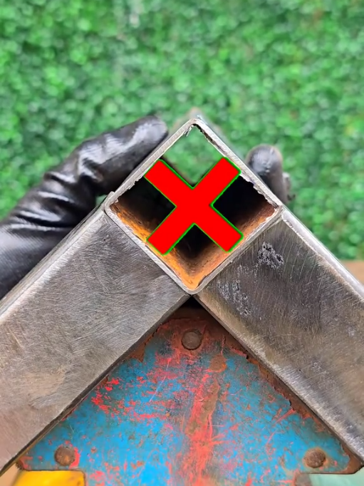 Make three solid square tube combinations for table post fabrication. #welding #cuttingskills #welder #metalwork #fabrication #tipsandtricks #technique #amazing #ideas #perfectweld 