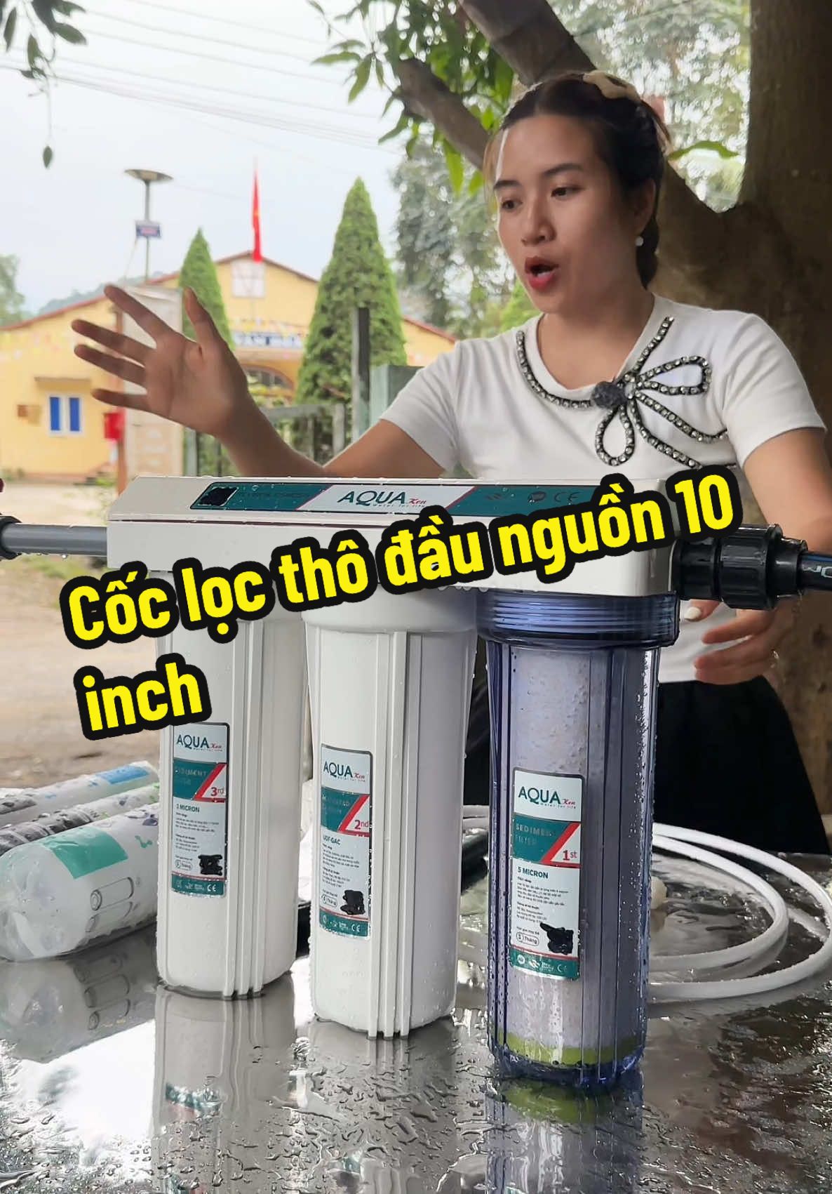 Bộ cốc lọc thô đầu nguồn 10 inch #trinhlunglinh3 #cocloctho #coclocnuocdaunguon #xuhuongtiktok 
