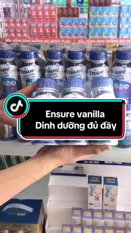 Ensure vanilla 237ml dinh dưỡng đủ đầy #ensure #ensuregold #abbott #suanuocensure #suanuocensuremy 