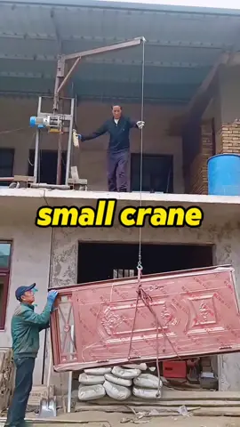 #吊机#crane#建筑装修吊机 