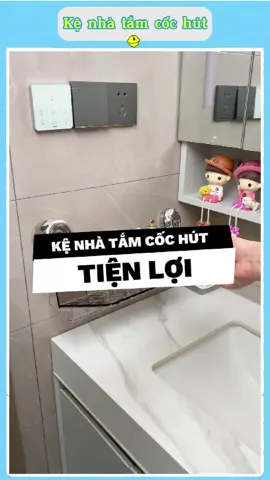 🧲 Kệ hút chân không siêu chắc – Giải pháp lưu trữ gọn gàng không cần khoan! #ketreocochut #duyne0710 #giadungtienich #giadungthongminh #xuhuong