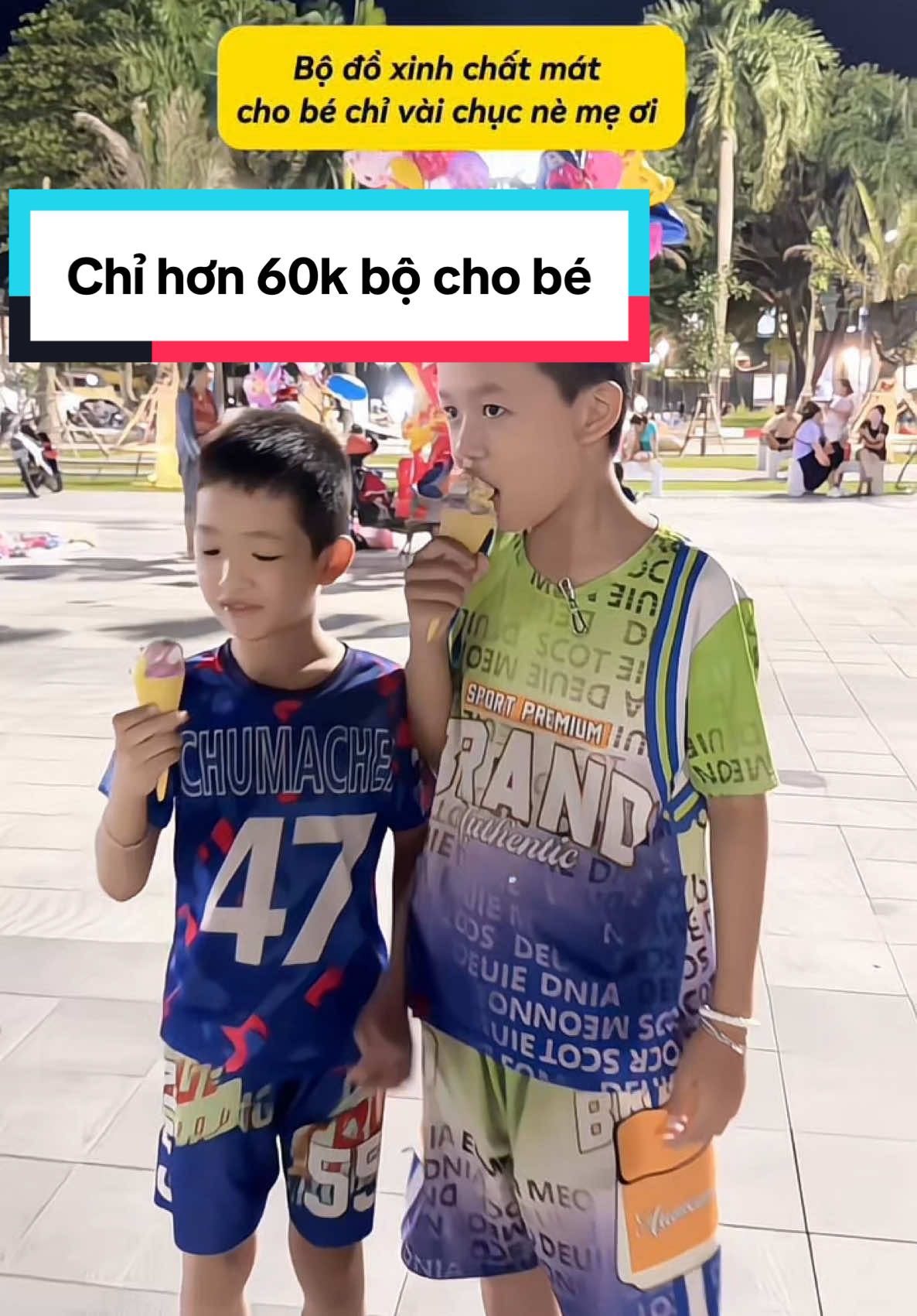 Bộ thun xinh cho bé chỉ hơn 60k nè các mom #xuhuong #viral #fyp #thoitrangchobe #bodochobe #bodobetrai #bodotreem 