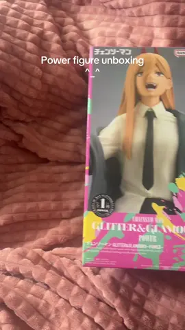 I’m gonna have to glue her horn back on , but overall very happy #power #csm #chainsawman #anime #animefigure #unboxin 