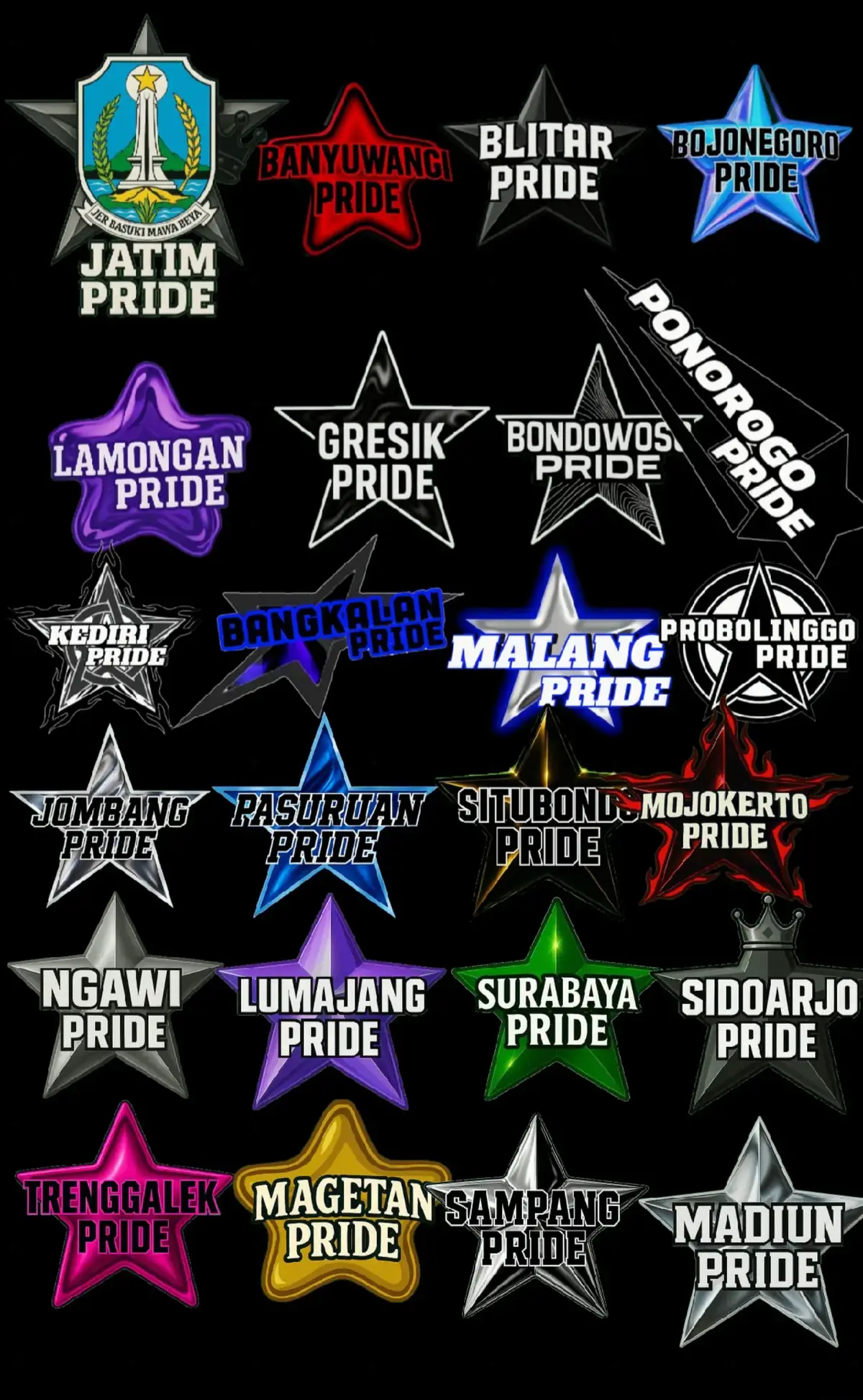 sory kalau ngga lengkap#chanzy#logo#jatimpride