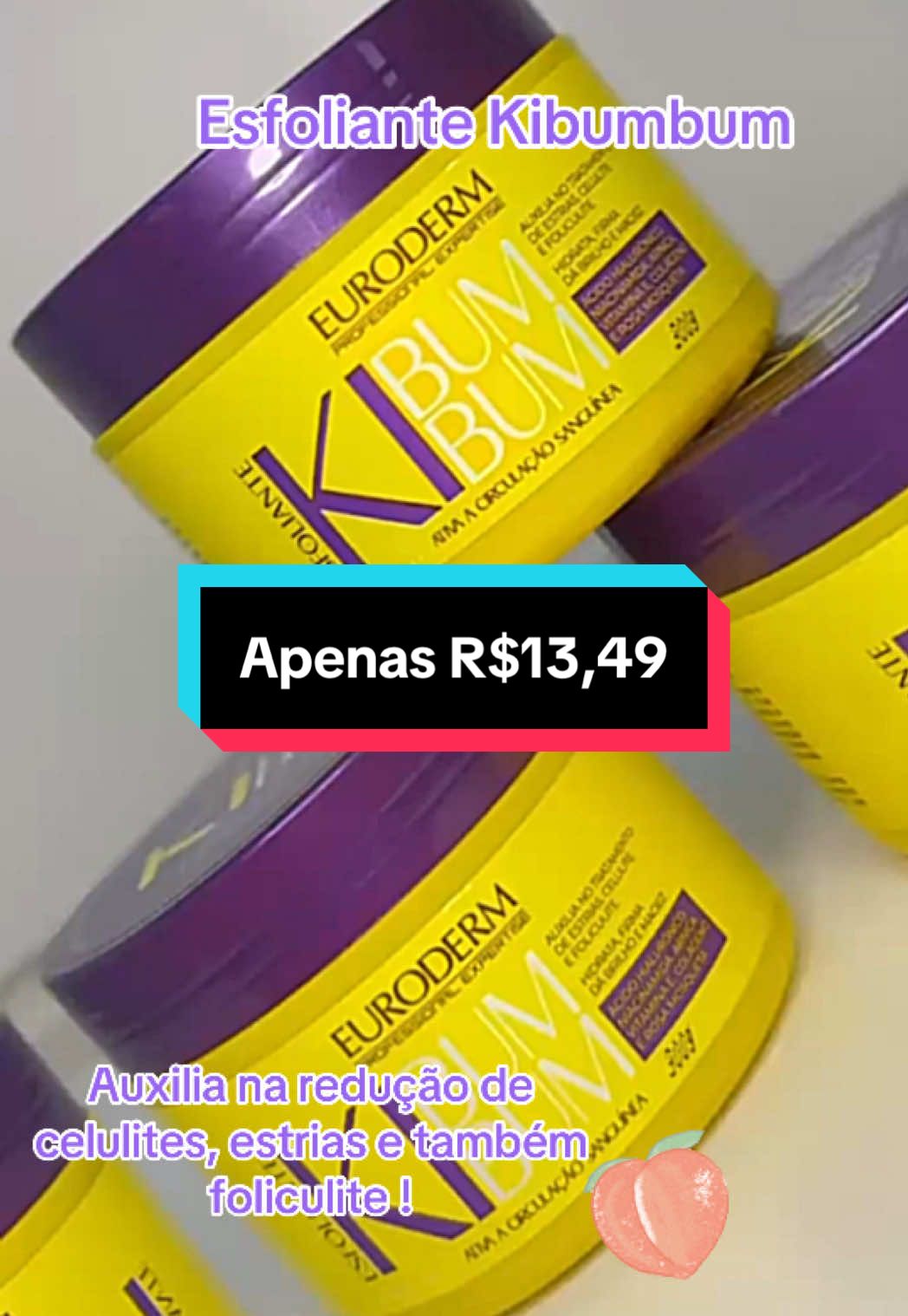 #esfoliantecorporal #belezafeminina #tratamentocelulite #estrias #foliculite #peledepessego #cheirosa #hidratada #pelemadura #autocuidadofeminino 