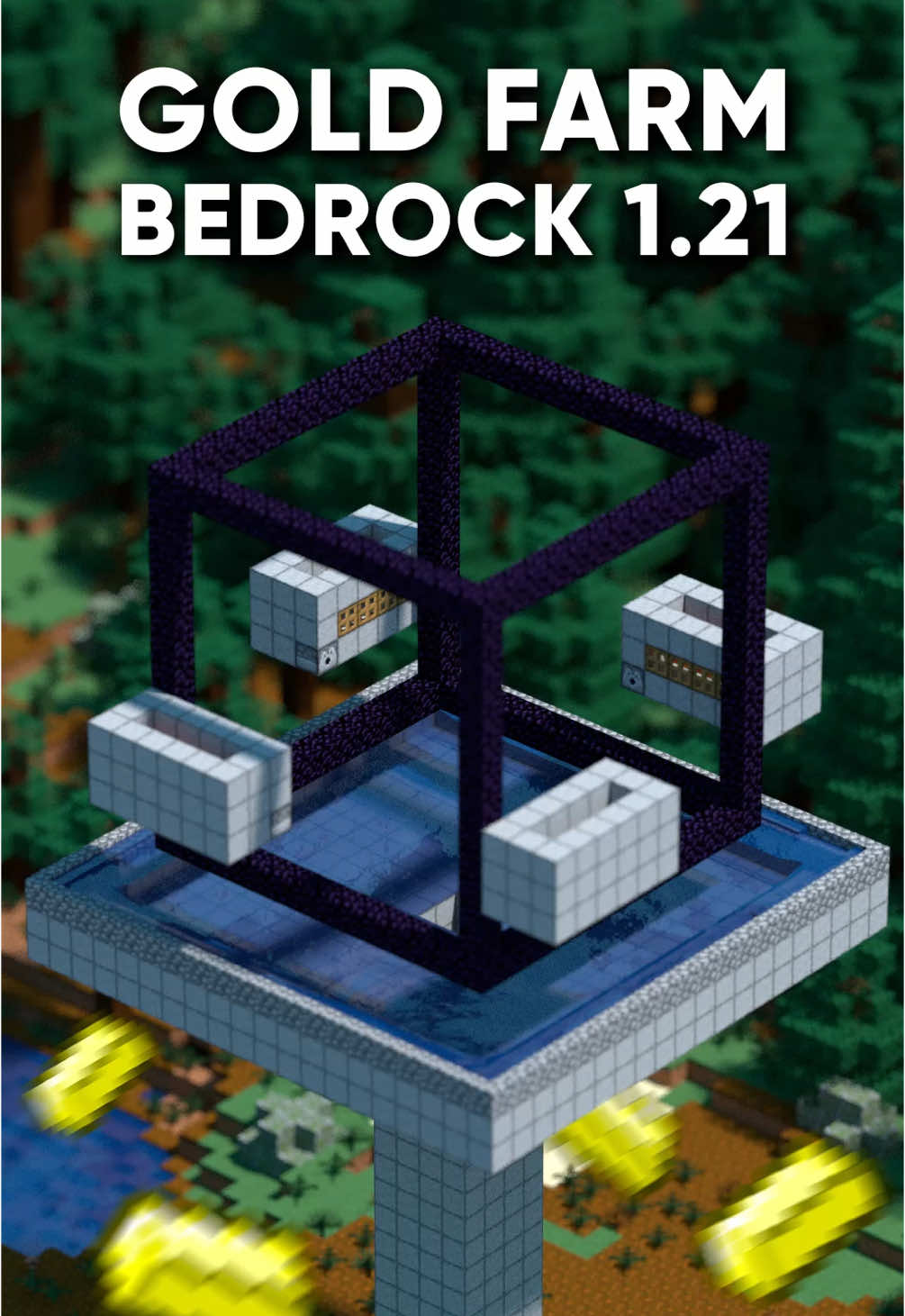 Minecraft Tutorial | Best Gold & XP Farm! 🥇 ( Bedrock 1.21 )        ▬▬▬▬▬▬▬▬▬▬▬▬▬▬▬▬▬▬    🔍 Version    • Bedrock Edition 1.21.0        🌳 Resource Pack    • Crops 3D    • Ores 3D        ☀️ Shader Pack    • Complementary Shaders    ▬▬▬▬▬▬▬▬▬▬▬▬▬▬▬▬▬▬    #Minecraft #майнкрафт #minecraftjava #minecraftbedrock #minecrafttutorial #goldfarm #minecraftgold #minecraftgoldfarm 