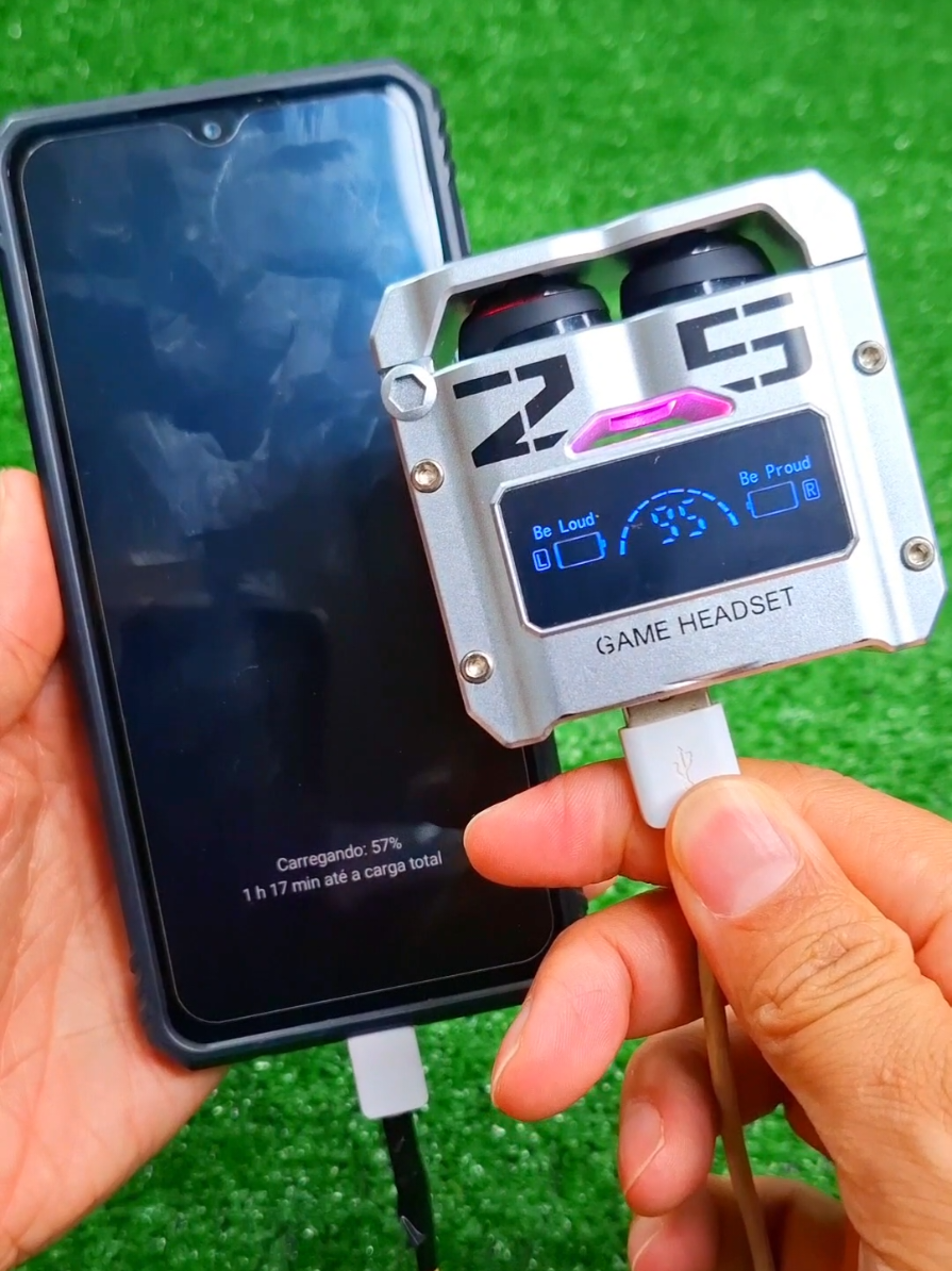 Fone De Ouvido M25 TWS Sem Fio Resistente a água 😱🔥 #tiktokshop #fone #shop 