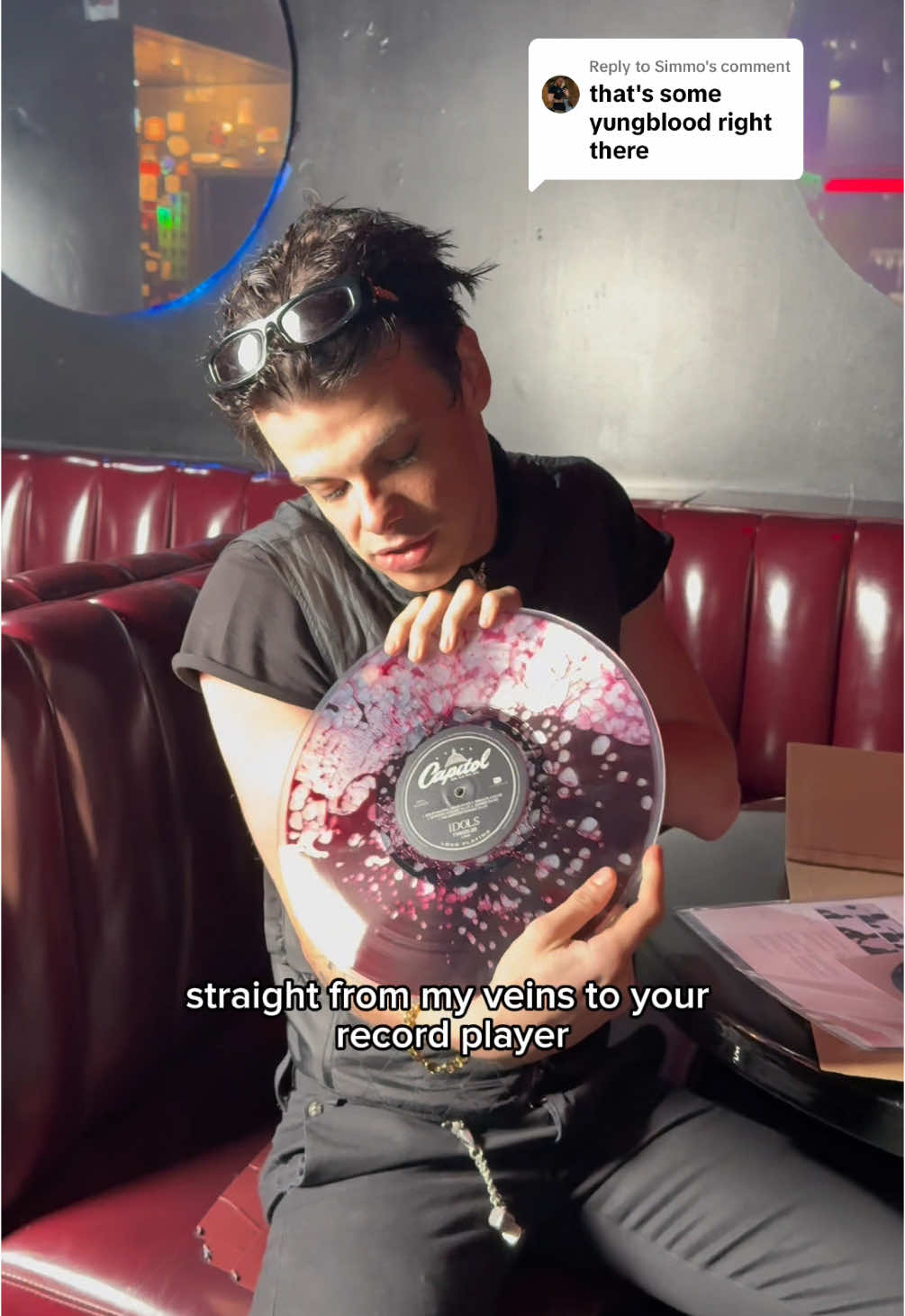 Replying to @Simmo “Idols” bludrecords available to preorder now 🩸 