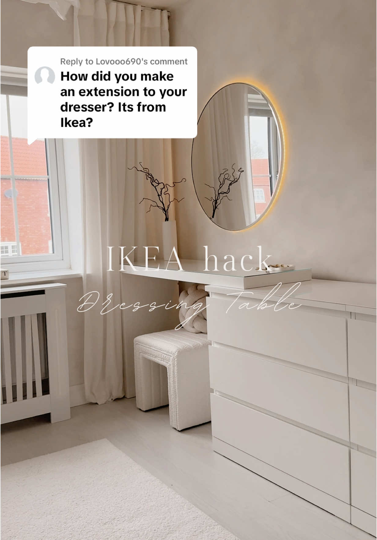 Replying to @Lovooo690 my favourite DIY project 🥹 #ikea #ikeahack #dressingroom 