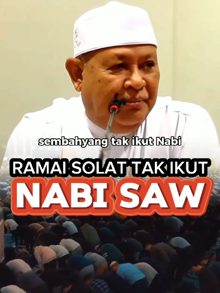 Ramai Solat Tak Ikut Nabi SAW | Almarhum Tuan Guru Datuk Usta Abu Hassan Harun Din. Solat adalah tiang seri kepada agama yang mesti kita laksanakan mengikut perintah Allah SWT dan rasul-Nya dengan cara yang diajar sebagaimana hadith Rasulullah SAW: Daripada Malik bin al-Huwairith, sabda Rasulullah SAW: صَلُّوا كَمَا رَأَيْتُمُونِي أُصَلِّي Maksudnya: “Solatlah kamu semua sepertimana kamu semua melihat aku mendirikan solat.” Riwayat al-Bukhari (631)  #solat #nabi #bukusolat #ceramah #ceramahislam #islamic_video 