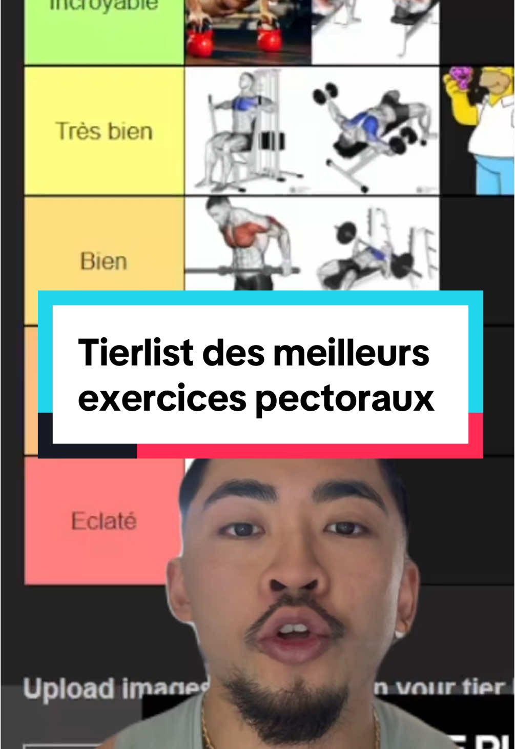 Tierlist des meilleurs exercices pectoraux  #chestworkout #gym #Fitness #fyp #pourtoii 