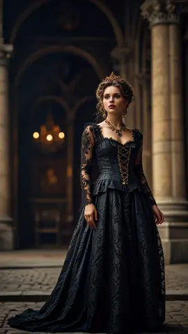 Portrait of a Queen.  #cathedral #gothic #queen #portraits #classic #beauty #elegant #aivideo #artificialintelligence 