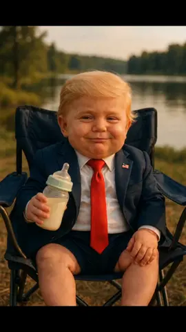 baby trump hilarious 😂 #trump #usa_tiktok #babytok #aibaby #funnybaby #talkingbaby #jokes #fyp 