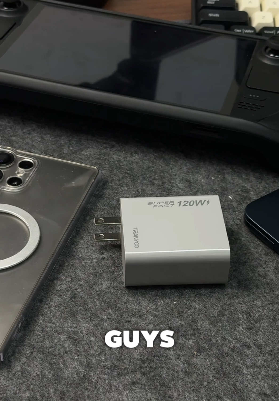 GaN super fast charger! 120w and super affordable! #fastcharger #gancharger #superfastcharger #fastcharging #tranyoofastcharger 