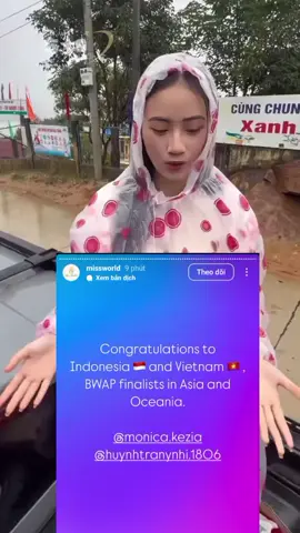 Ý Nhi chính thức lọt top 8 Bwap của MW 2025. Bwap Miss World