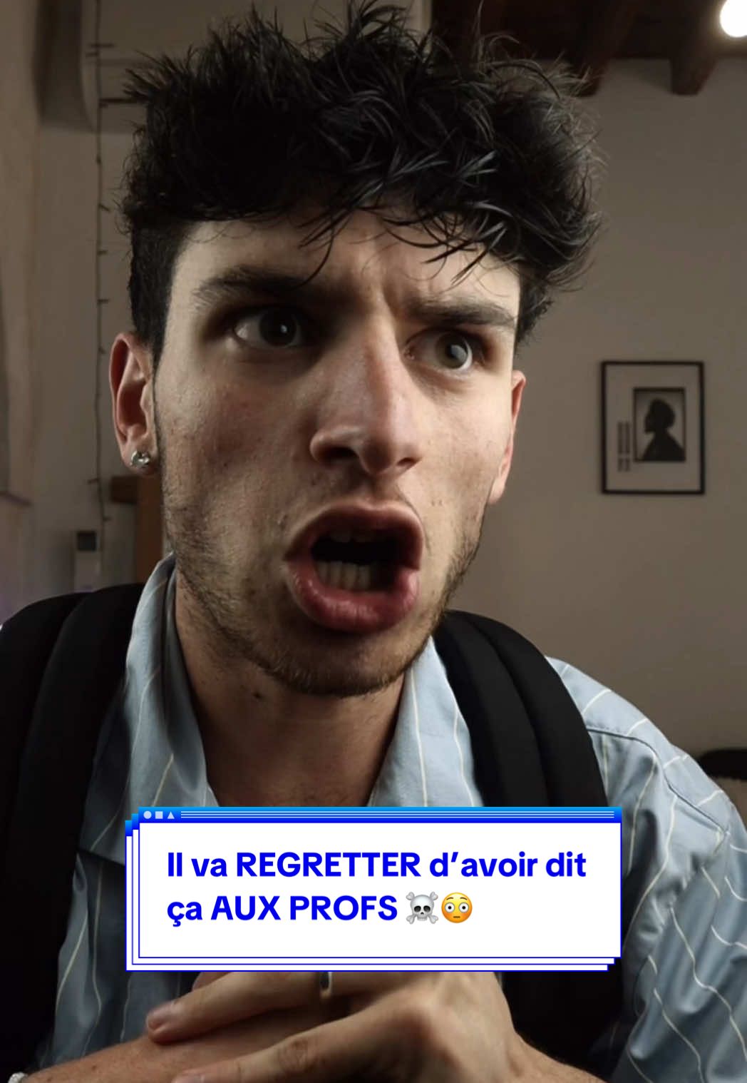 Il va REGRETTER d’avoir dit ça AUX PROFS ☠️😳 #pourtoi #foryoupage #funny #fyp #drole #humour 