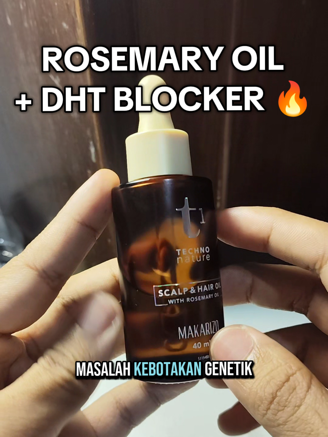 rekomendasi rosemary oil yang sudah ada kandungan dht blocker untuk mengatasi masalah rambut rontok dan mengatasi masalah kebotakan dari makarizo t1 review jujur #ayubindra #botakgenetik #rosemaryoil #makarizot1 #dhtblocker 