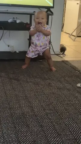 My 9 month old swag surfin 🤣🤣