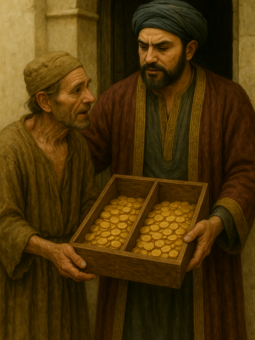 قصة الفقير والغني  #قصص_الرساله #قصص #قصص_الصالحين 