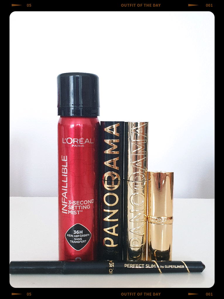 Prête à briller sur le tapis rouge?  Mes 5 essentiels pour un look de star 📸 : • Mascara Panorama Gold​ • Mascara Panorama All Night Black​ • Liner Perfect Slim - 01 Intense Black​ • Rouge à lèvres Color 601​ • Spray Fixateur Infaillible​  @Beauty Crew FR @L’Oréal Paris  #lorealpariscannes #makeup #lorealparishair #lorealpariscannes #collaborationcommerciale  Produits offerts par la marque 