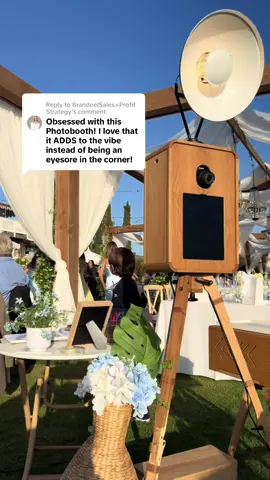 Replying to @Brandee|Sales+Profit Strategy totally agree 🤩 #wedding #photobooth #california #fallbrook #woodenphotobooth #jeuneperche 