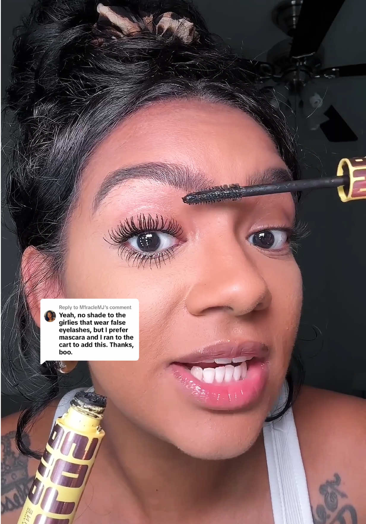 Replying to @M1racleMJ such a great option when you need to give the lashes a break or just AINT GOT THE TIME/ energy for it 👏🏽🥰❤️‍🔥 #bubblemascara #maybellinebubblemascara #maybellinecolossalmascara #tiktokshopbeauty #mascarareview #mascaratrend #tiktokshopcreatorpicks #tiktokshoprestock #volumemascara #trendingbeauty #fypbeauty 