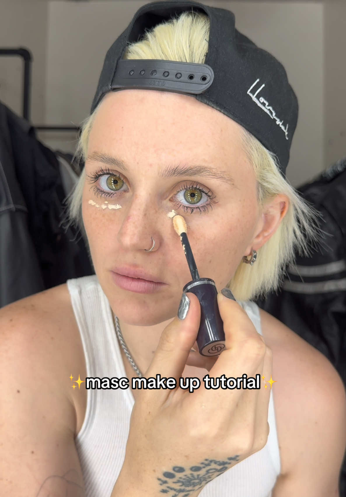 not beating the masc princess allegations with this one #wlw #lgbt #fyp #mascmakeup #grwm 