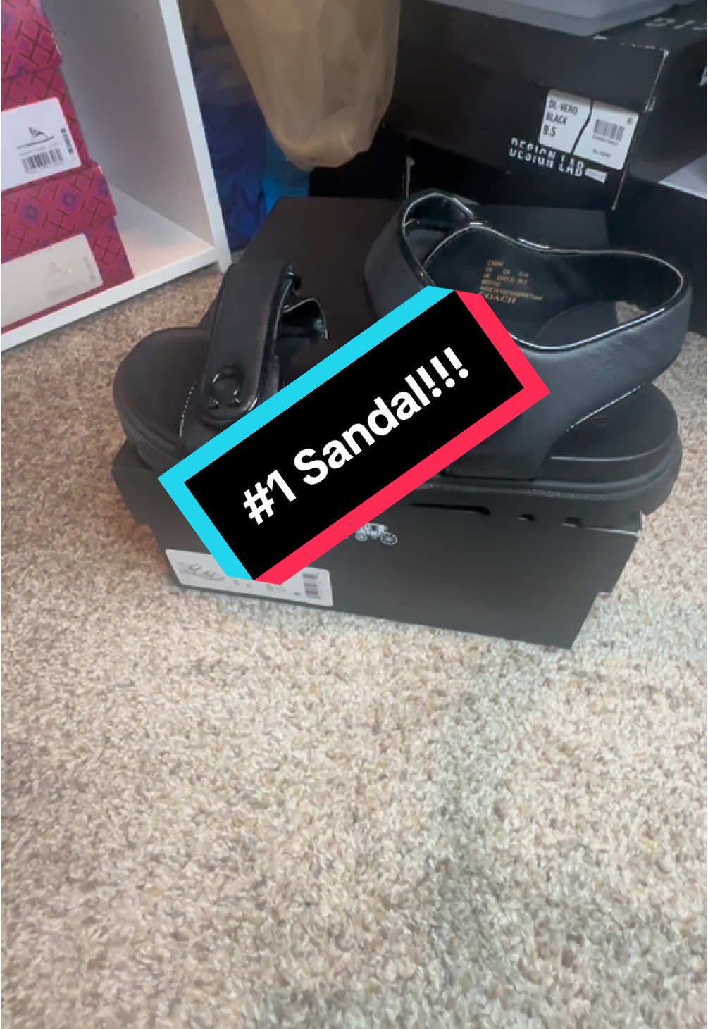 Can never go wrong with Coach @Coach #coach #sandals #coachshoes 