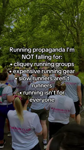 Running propaganda I will not be falling for 💖  #runtok #runner #runclub #london #relateable #Running #Fitness #runtiktok #teamwork #propaganda 