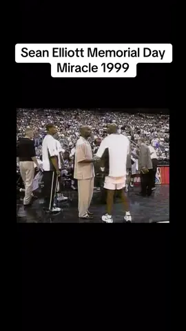 Sean Elliott Memorial Day Miracle 1999. San Antonio comes back from down 18 to steal Game 1 from Portland! #fyp #NBA #memorialday #spurs 