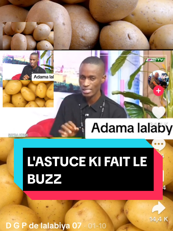 ⛔ Urgent urgent Bicongo dévoile l'origine de son astuce de pomme de terre écoutez jusqu'à la fin ça peut aider partageons #astucetiktok #pommedeterre #cotedivoire🇨🇮 #AES @Bicongo 