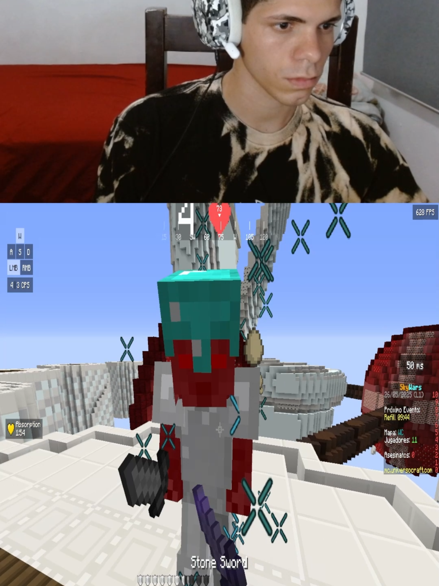 Skywars pvp #Minecraft#rayarzk #universocraft