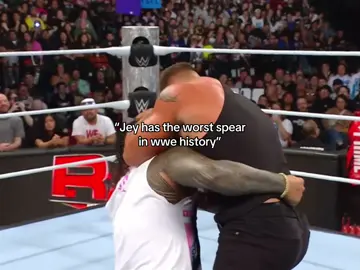 Just hear me out, his spears are decent. There are good ones and bad ones. #WWE #wrestling #jeyuso 